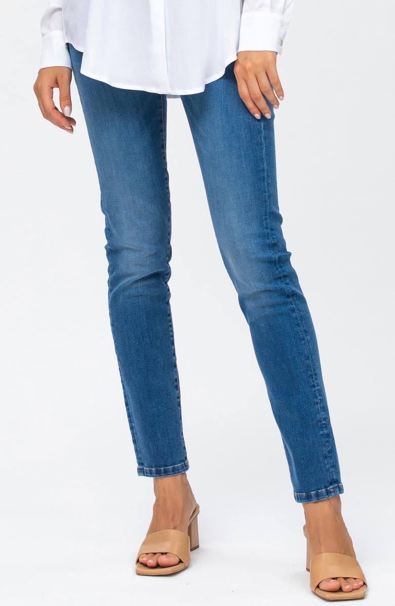 PIETRO BRUNELLI MATERNITY Skinny Maternity Jeans, Main, color, Medium Blue