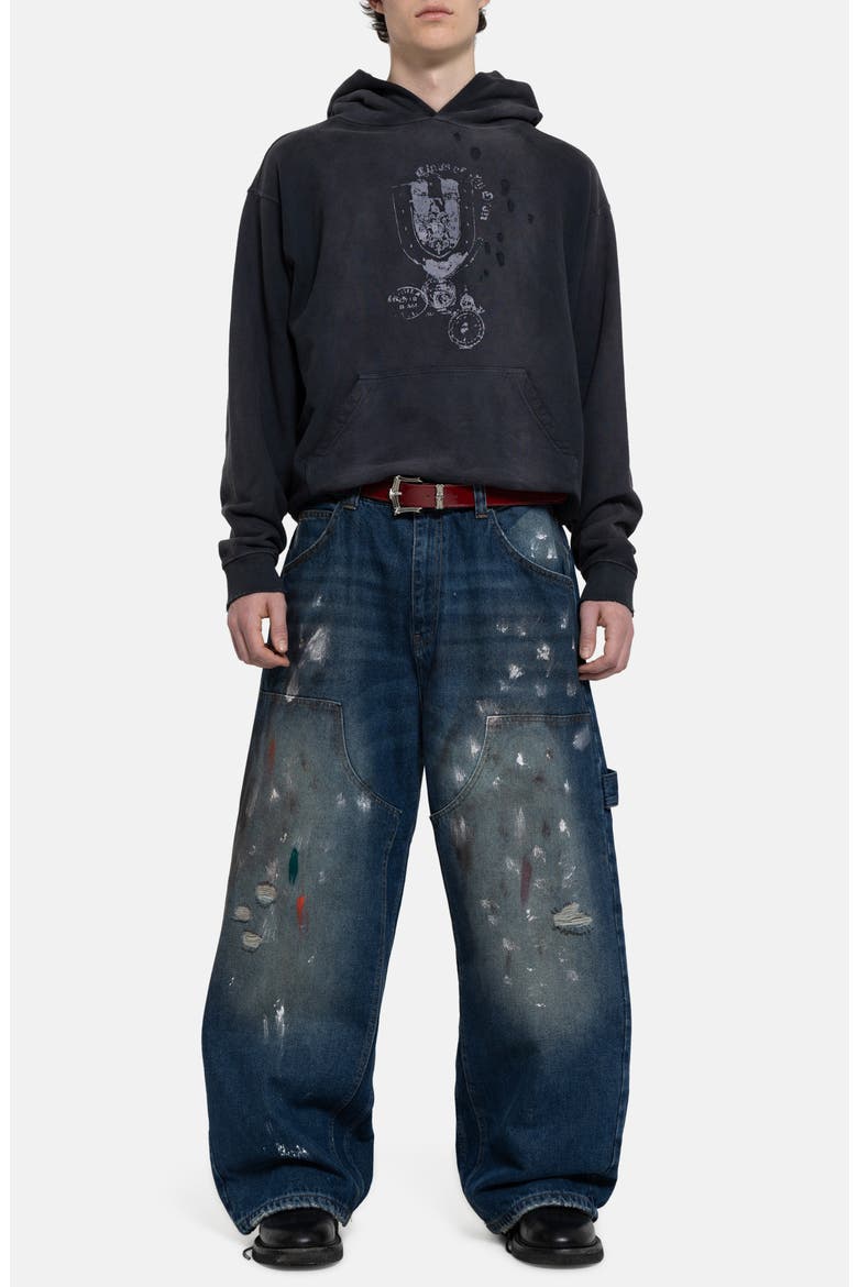 Cinch Painter Baggy Jeans, Alternate, color, BLUE