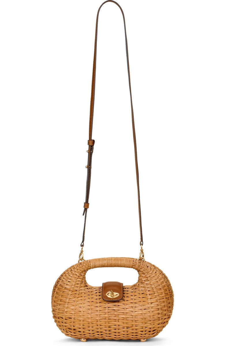 Cult Gaia Lydia Rattan Crossbody Bag, Alternate, color,
