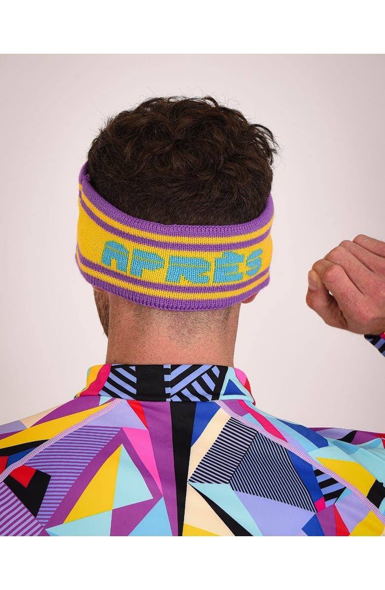 OOSC Après Headband - Purple, Blue, Yellow, Alternate, color, Purple, Blue, Yellow