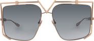 Valentino 59mm Square Sunglasses