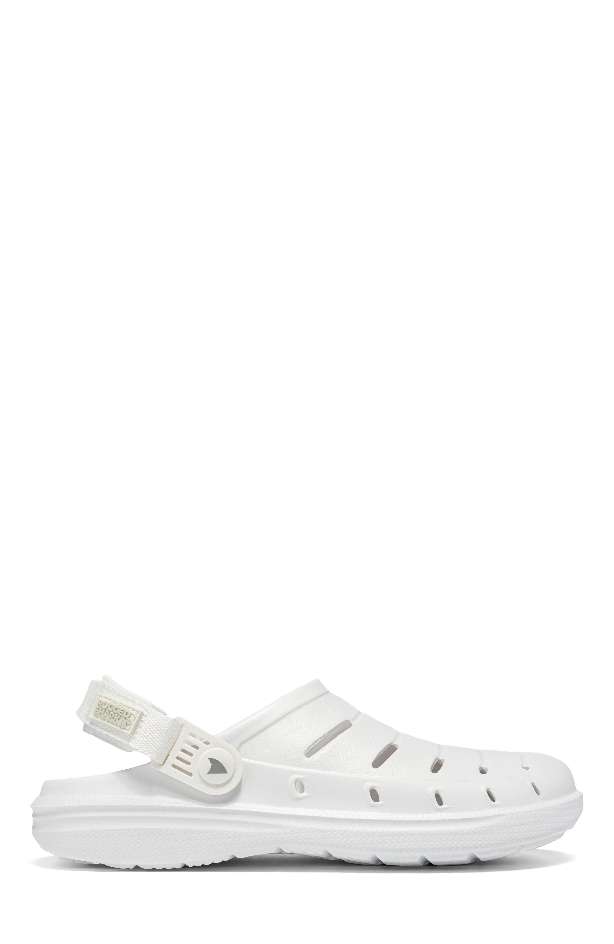 RUGGED SHARK Ladies Cove Clogs, Alternate, color, White