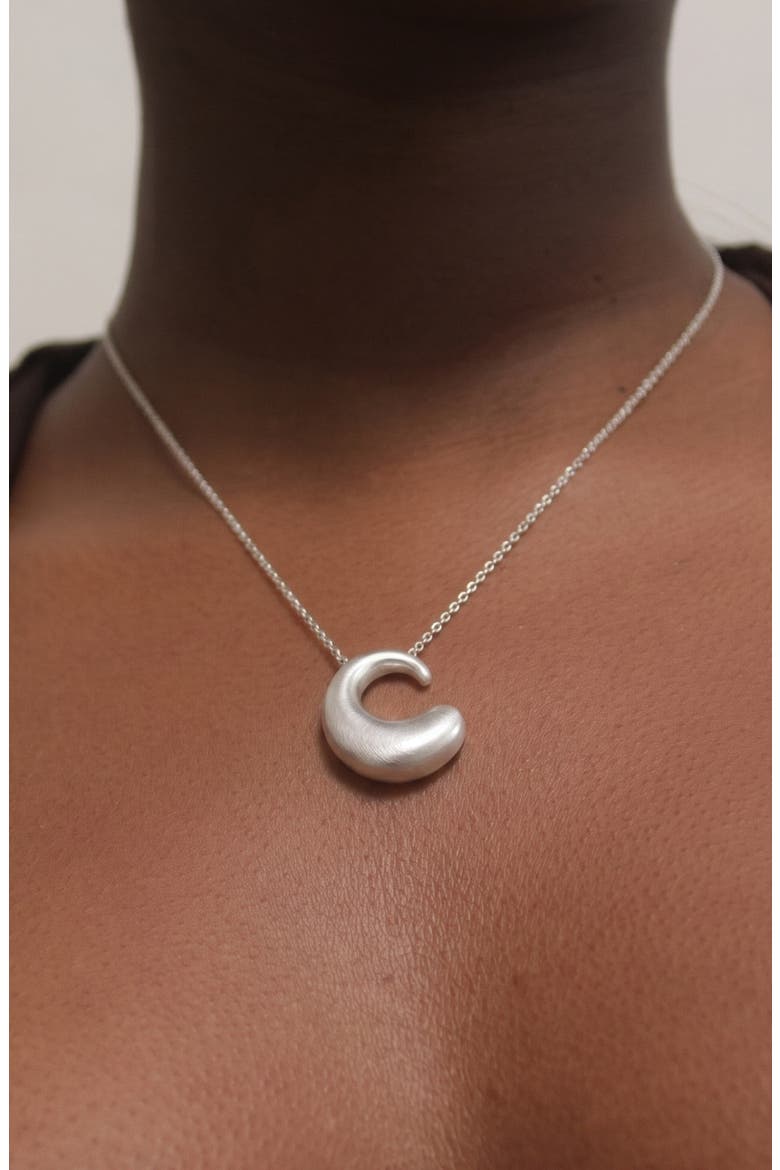 Astra Liquid Necklace in Silver, Alternate, color, Silver