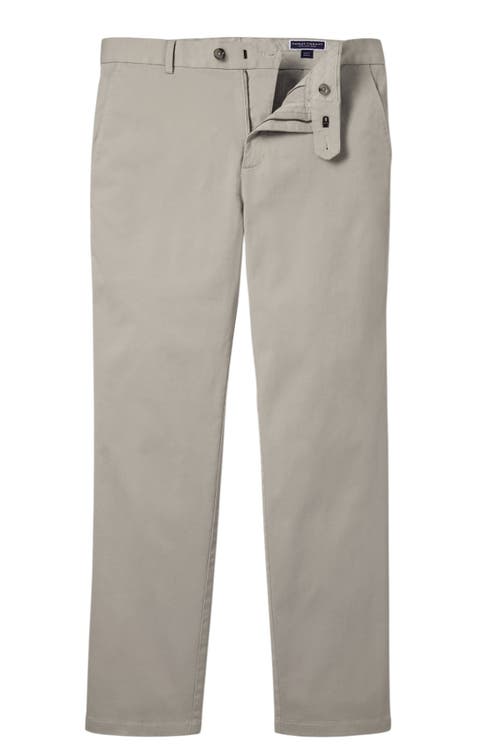 Charles Tyrwhitt Slim Fit Lightweight Chinos In Silver