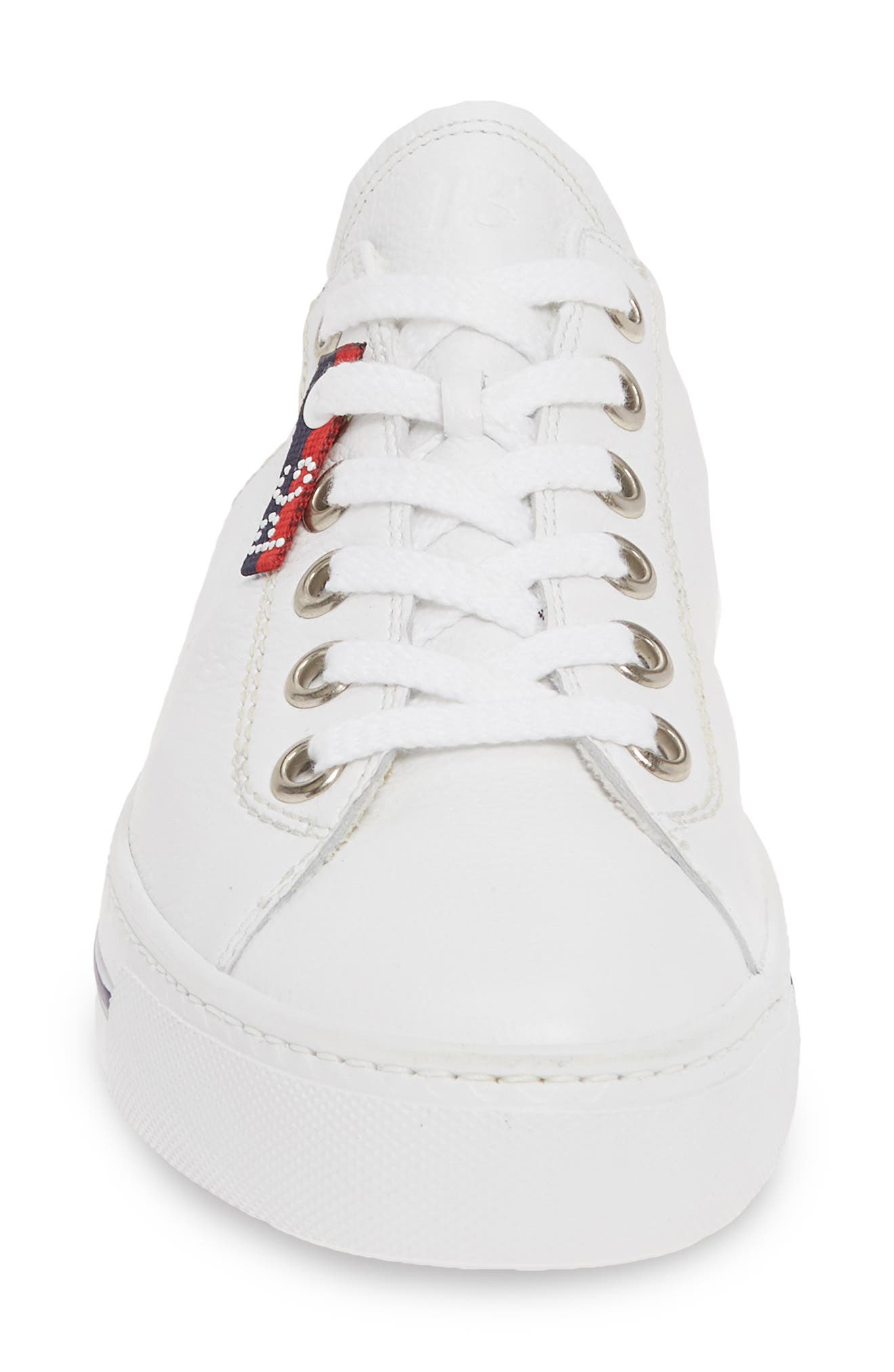 Paul Green Carly Low Top Sneaker, Alternate, color, White Calf
