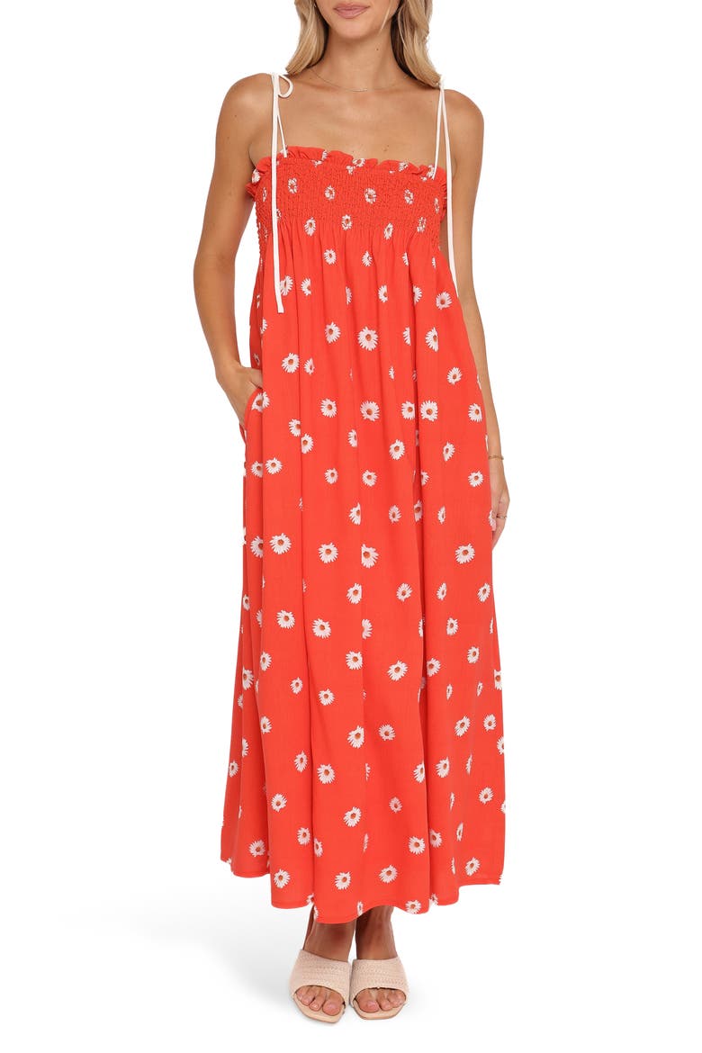 Josie Cotton Sundress, Main, color, DAISY MEADOW