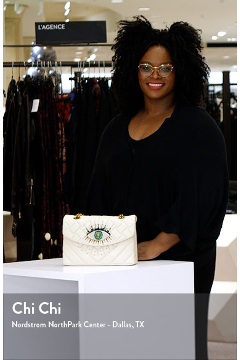 Kensington Eye Quilted Leather Shoulder Bag video