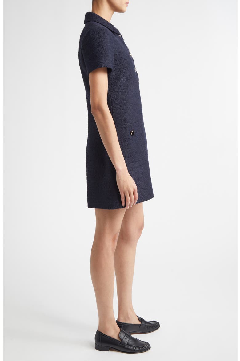 Marcie Bouclé Minidress, Alternate, color, DEEP NAVY