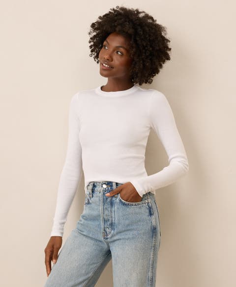 Perfect Rib Long Sleeve Tee