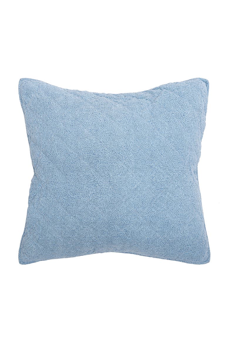 26" x 26" Savina Cotton Euro Sham - Machine Washable, Main, color, Blue