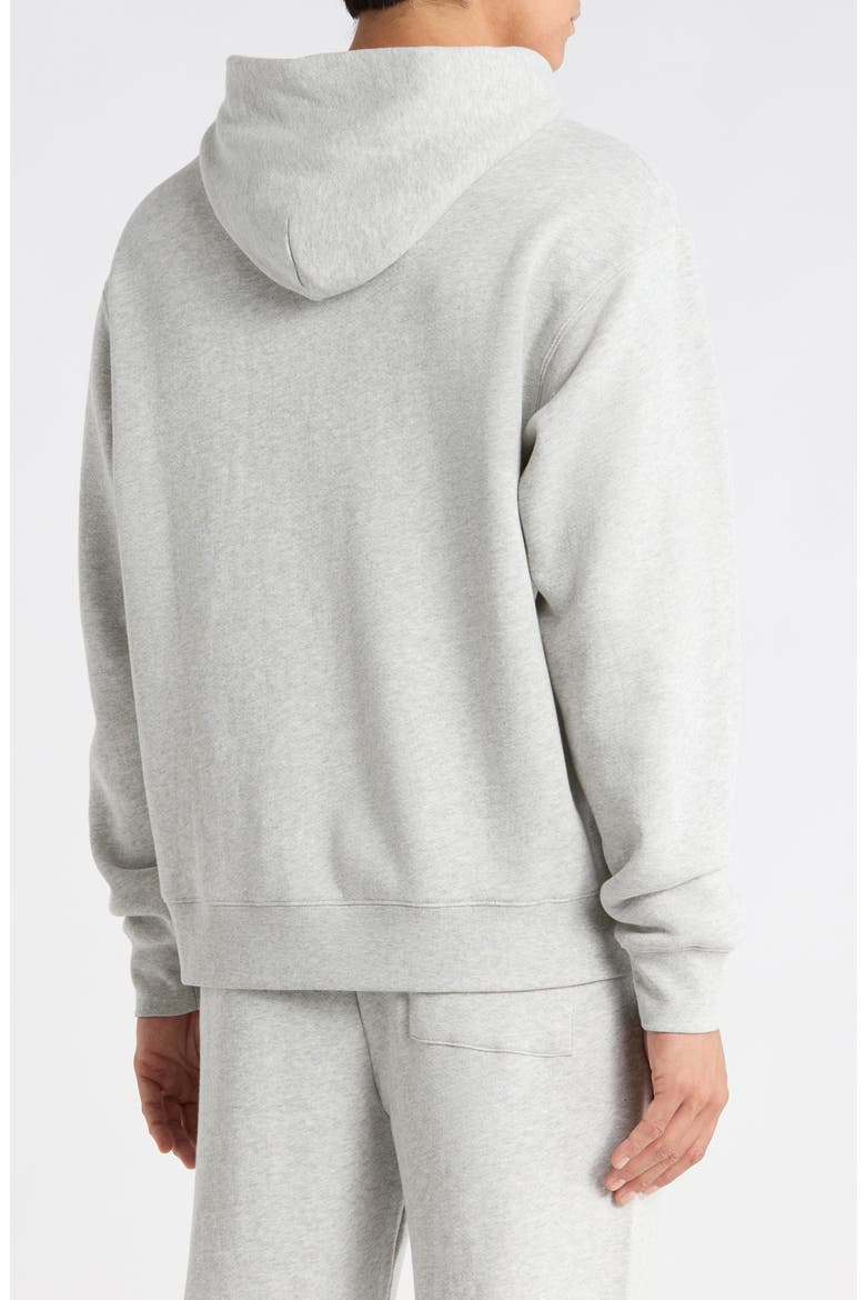 Peaceful Cotton Fleece Hoodie, Alternate, color, ASH
