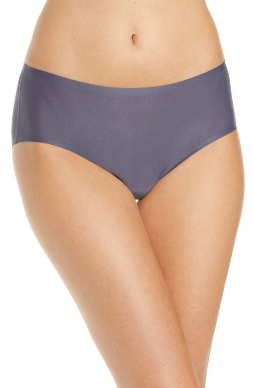 Chantelle Lingerie Soft Stretch Seamless Hipster Panties in Dark Charcoal 