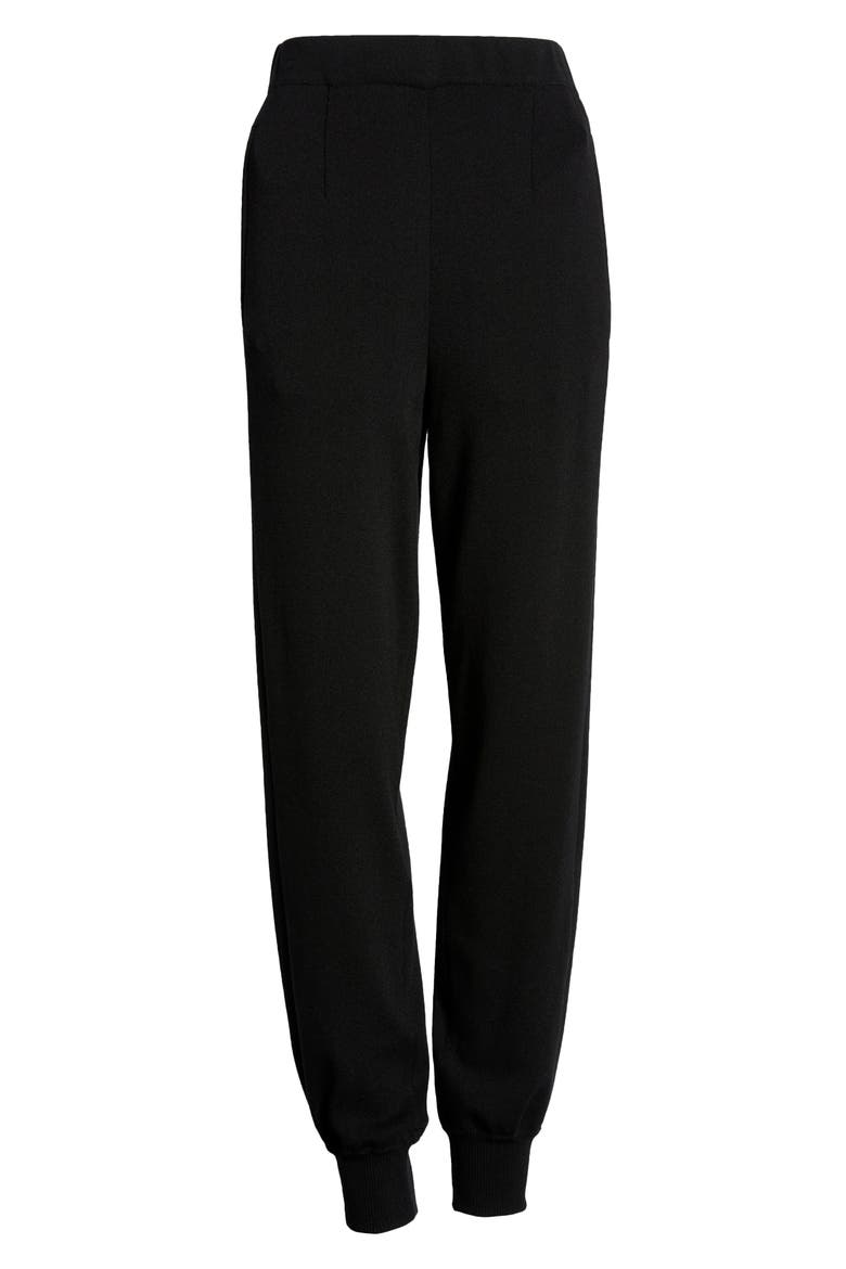 Knit Joggers, Alternate, color, BLACK