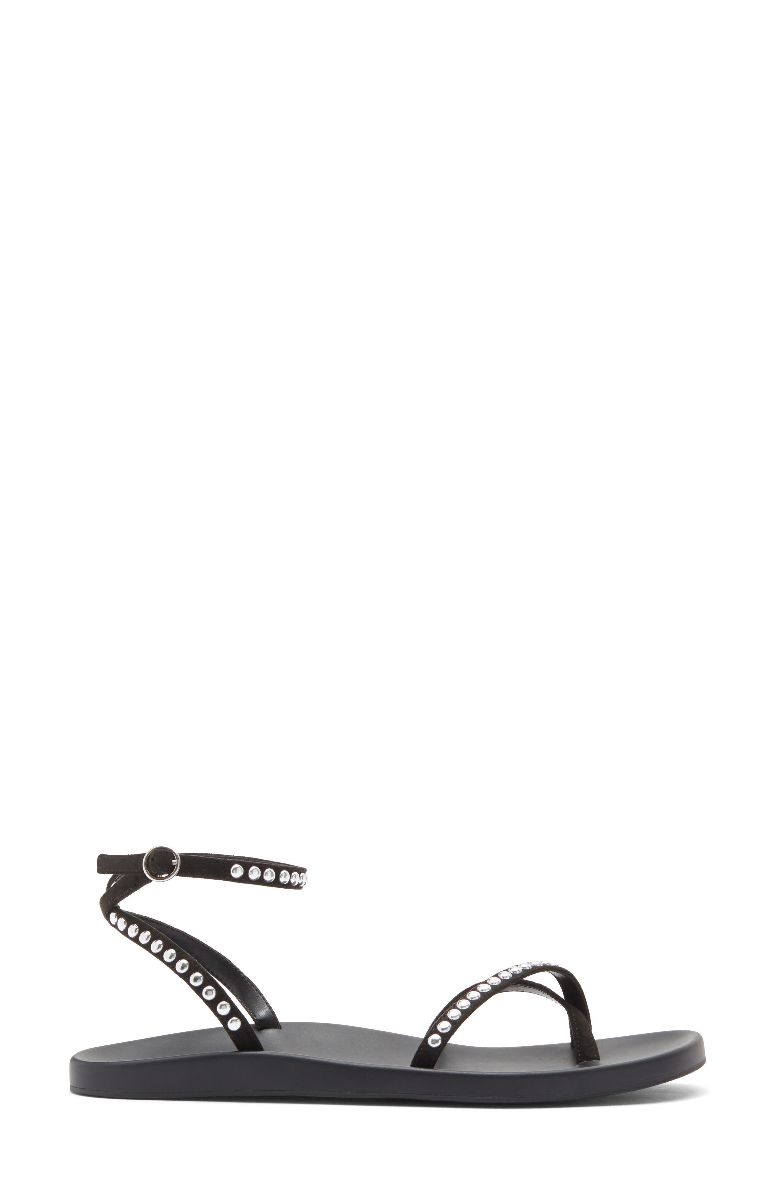 Abound Roux Studded Sandal, Alternate, color, Black Mist