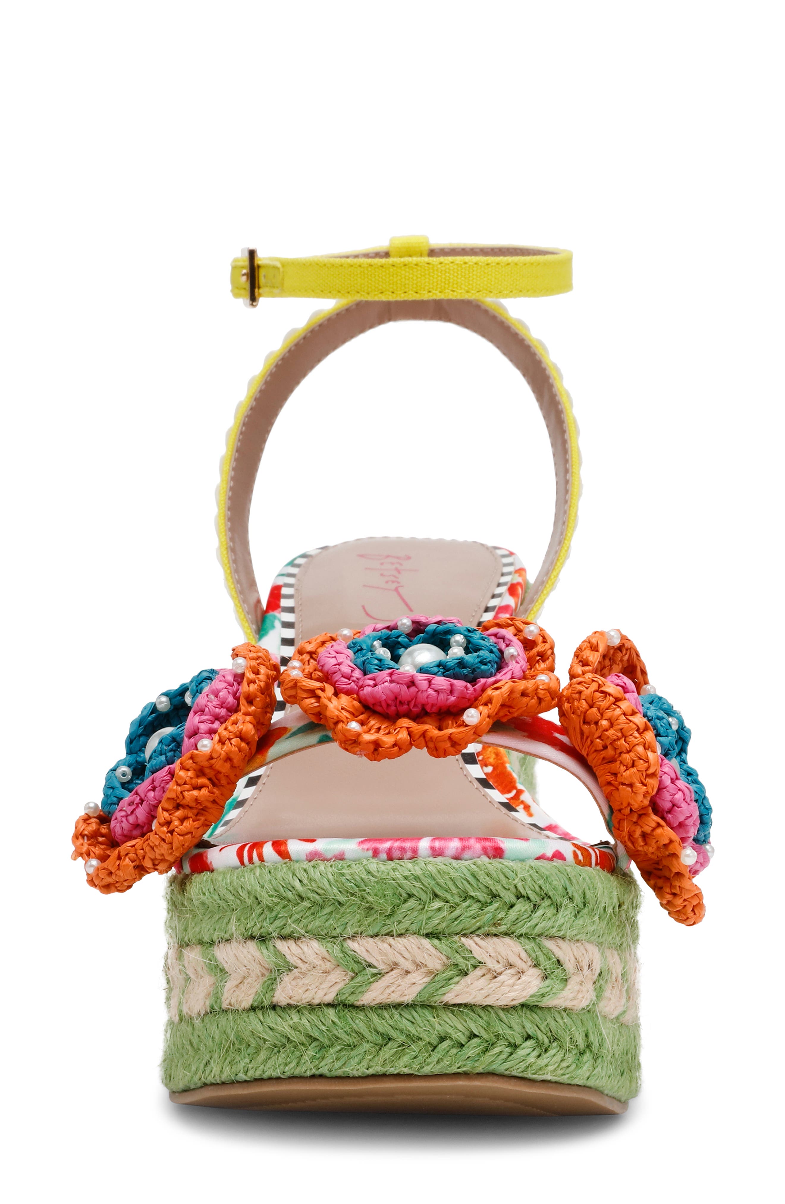 Betsey Johnson Marabela Platform Wedge Sandal, Alternate, color, 