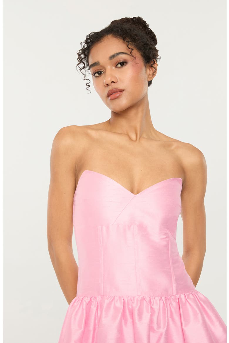 Filomena Fit & Flare Cocktail Dress, Alternate, color, ROSE SHADOW