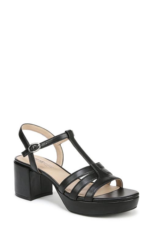 Lifestride Rio Ankle Strap Platform Sandal In Black