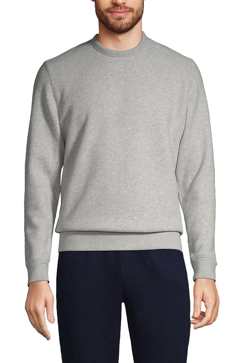 Long Sleeve Serious Sweats Crewneck Sweatshirt, Alternate, color, Gray Heather
