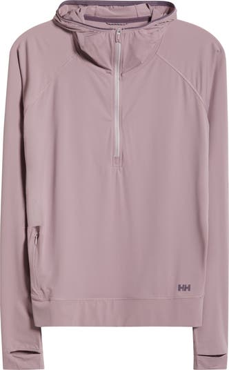 ヘリーハンセン Helly Hansen Shine Solen 1u002F2 ジップ Hoodie レディース パーカー スウェット Purple Women's Shine Solen Half-zip Sun Hoodie | Helly Hansen US