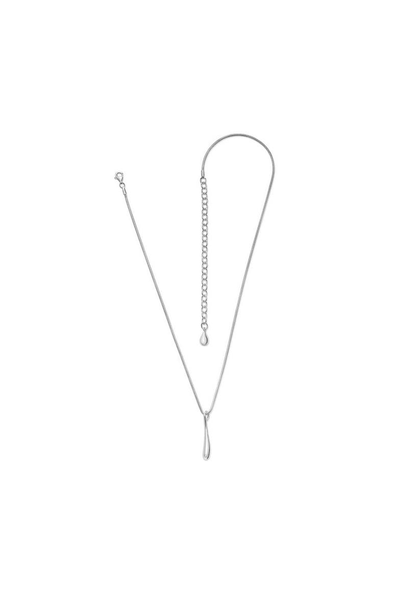 Lucy Quartermaine Short Single Drop Pendant, Main, color, Sterling Silver