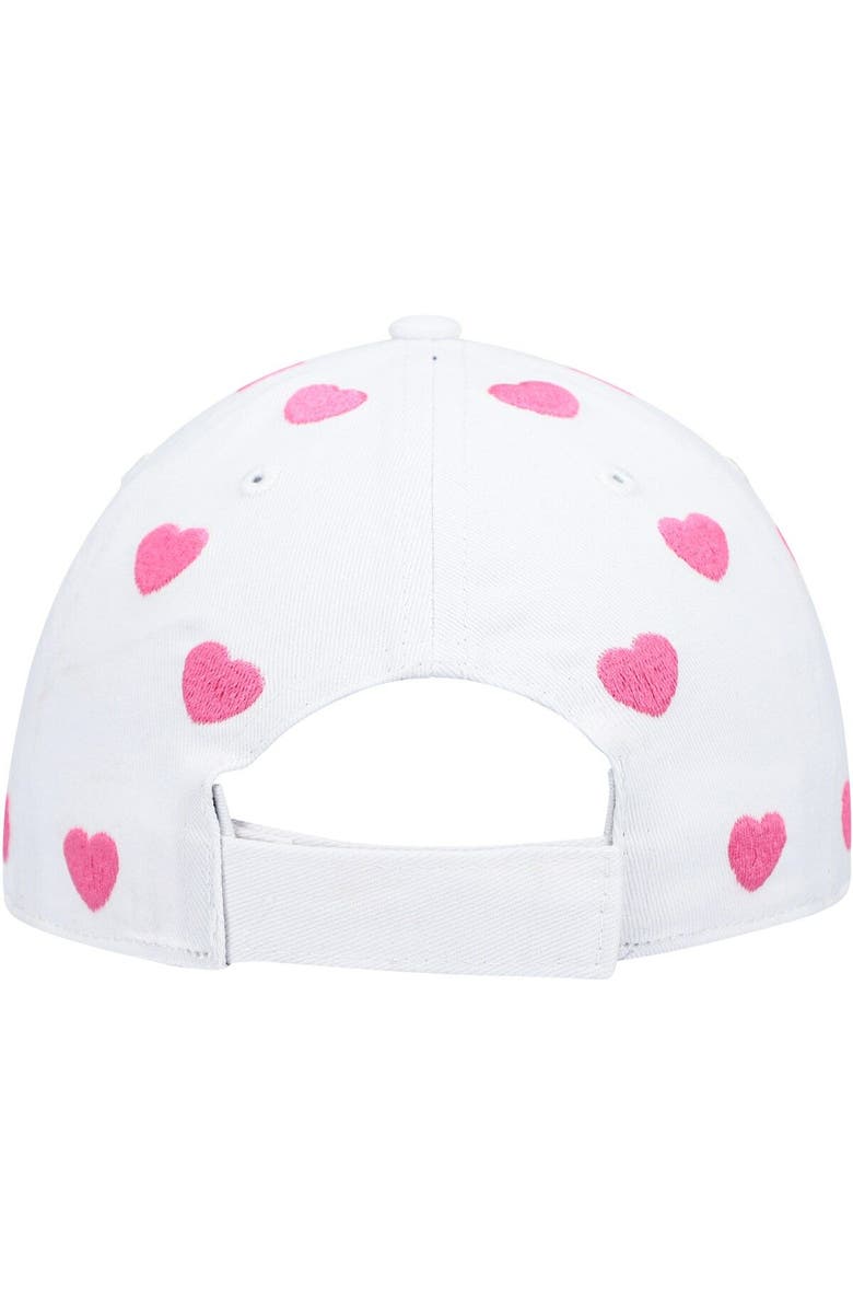 '47 Toddler Girls '47 White Chicago Bears Surprise Clean Up Adjustable Hat, Alternate, color, 