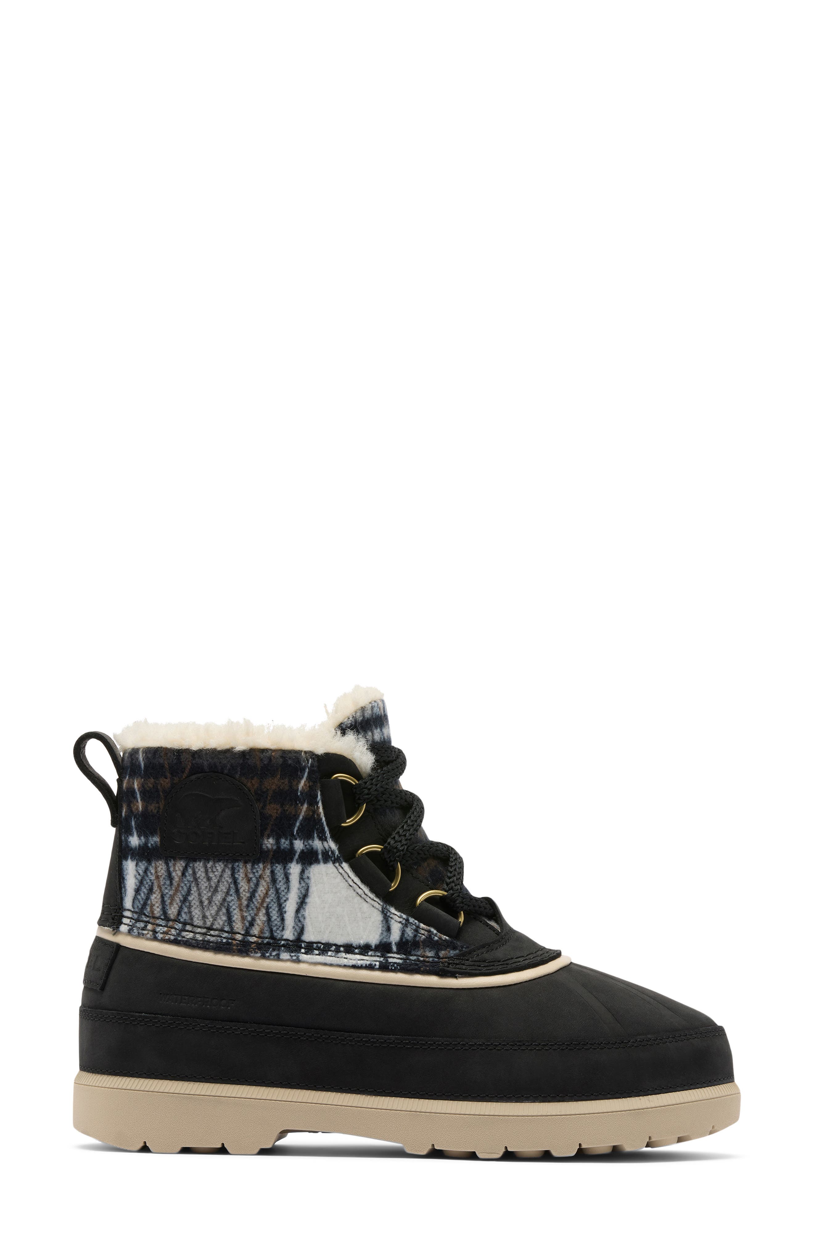 Ambler Fireside Chukka Waterproof Boot, Alternate, color, BLACK/ ANCIENT FOSSIL