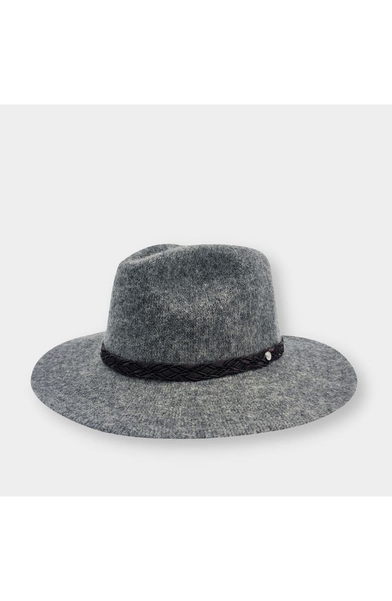 Kanut Sports Holly Fleece lined Women's Wool Brim Hat, Main, color, Heathered Grey