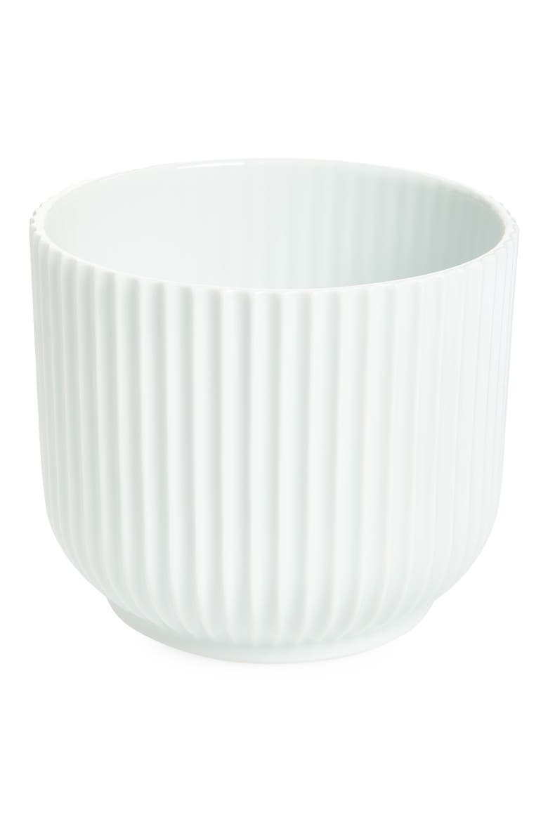 Porcelain Flowerpot, Main, color, WHITE LARGE