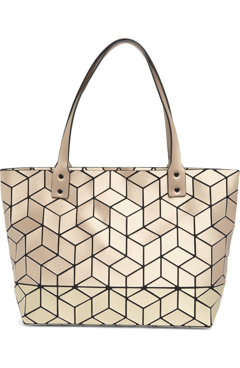 PATRIZIA LUCA Two Tone Geo Tote Bag, Main, color, M.gold/ Bronze