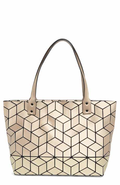 PATRIZIA LUCA Two Tone Geo Tote Bag