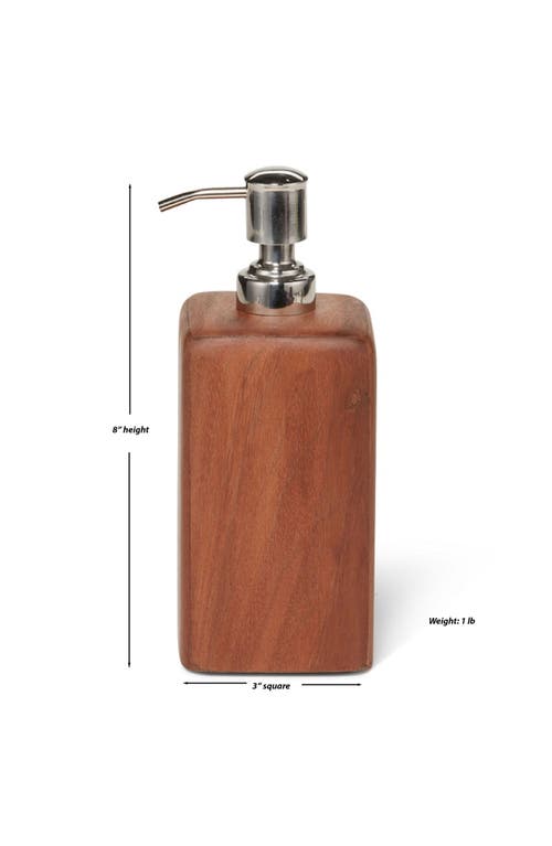 Roselli Trading Company Nature's Home Lotion Pump In Wood