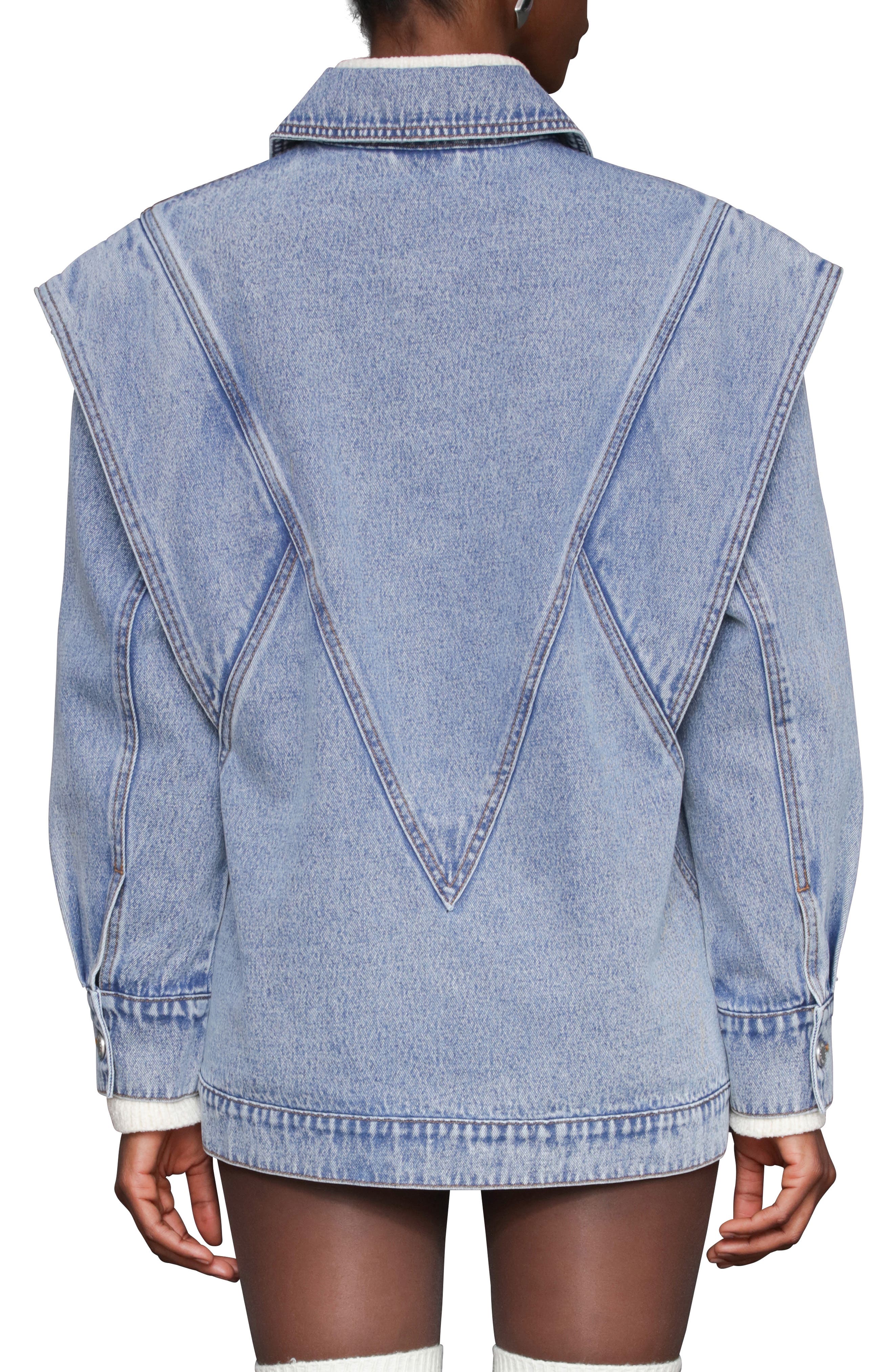 Oversize Seamed Jacket - image 2
