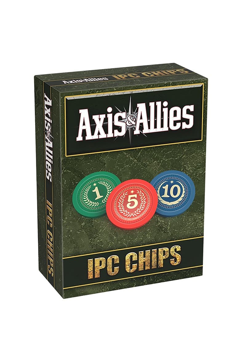 Axis & Allies 75 Weighted Chips, Main, color, Multicolored