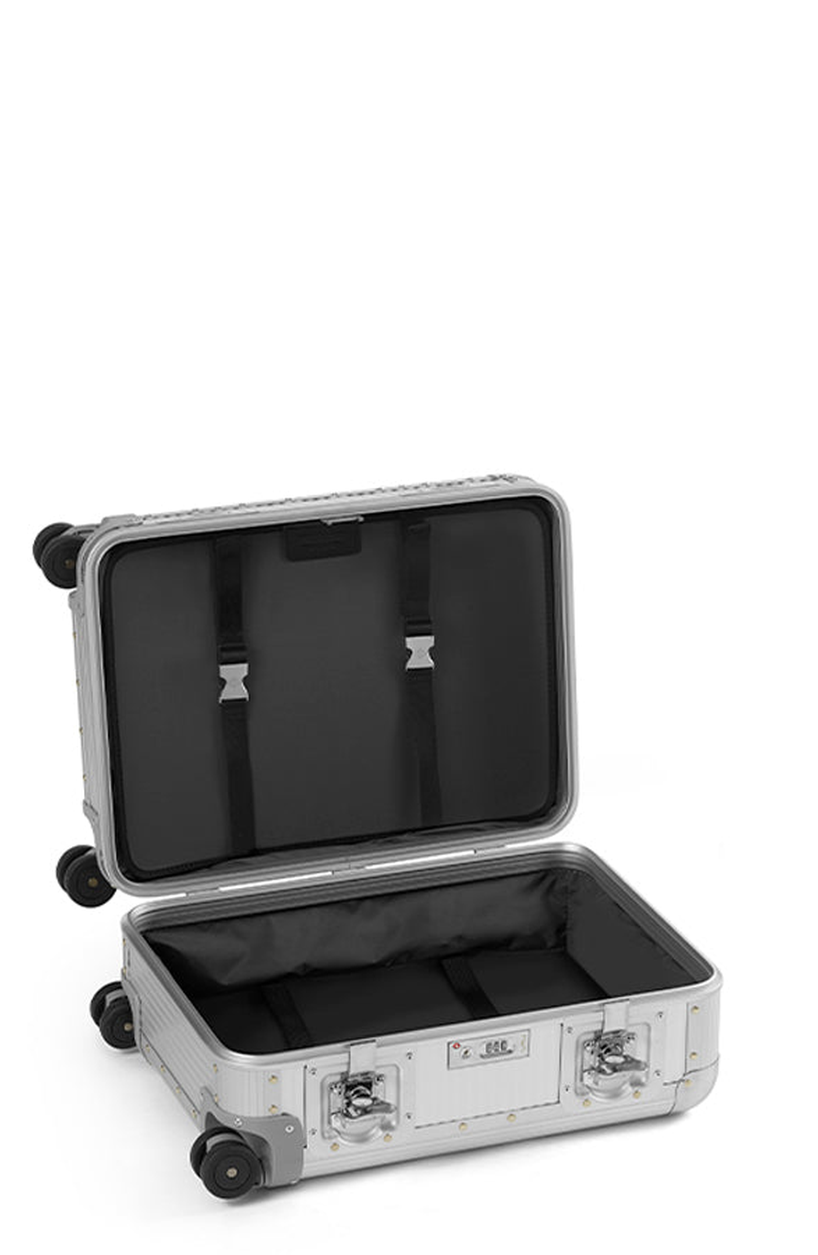 FPM - Fabbrica Pelletterie Milano - US Bank S Spinner 55M Suitcase, Alternate, color, Moonlight Silver