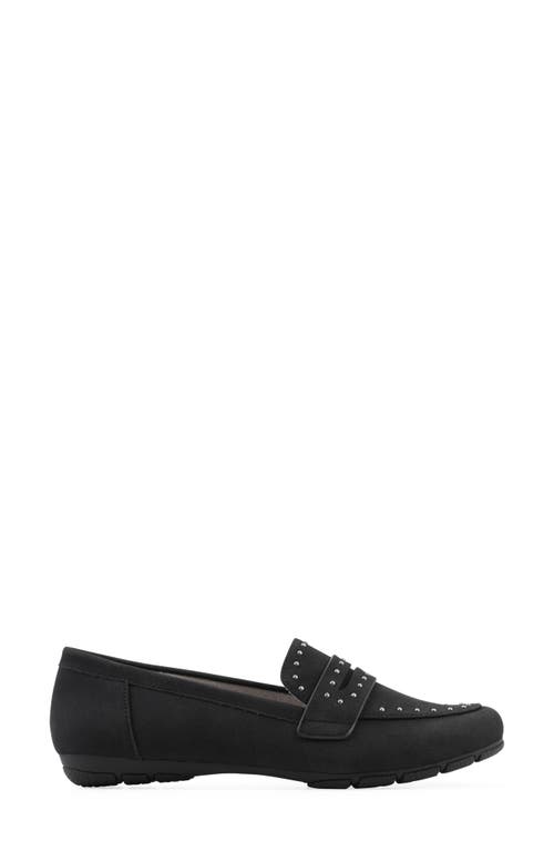 Cliffs By White Mountain Giada Stud Driving Loafer In Black