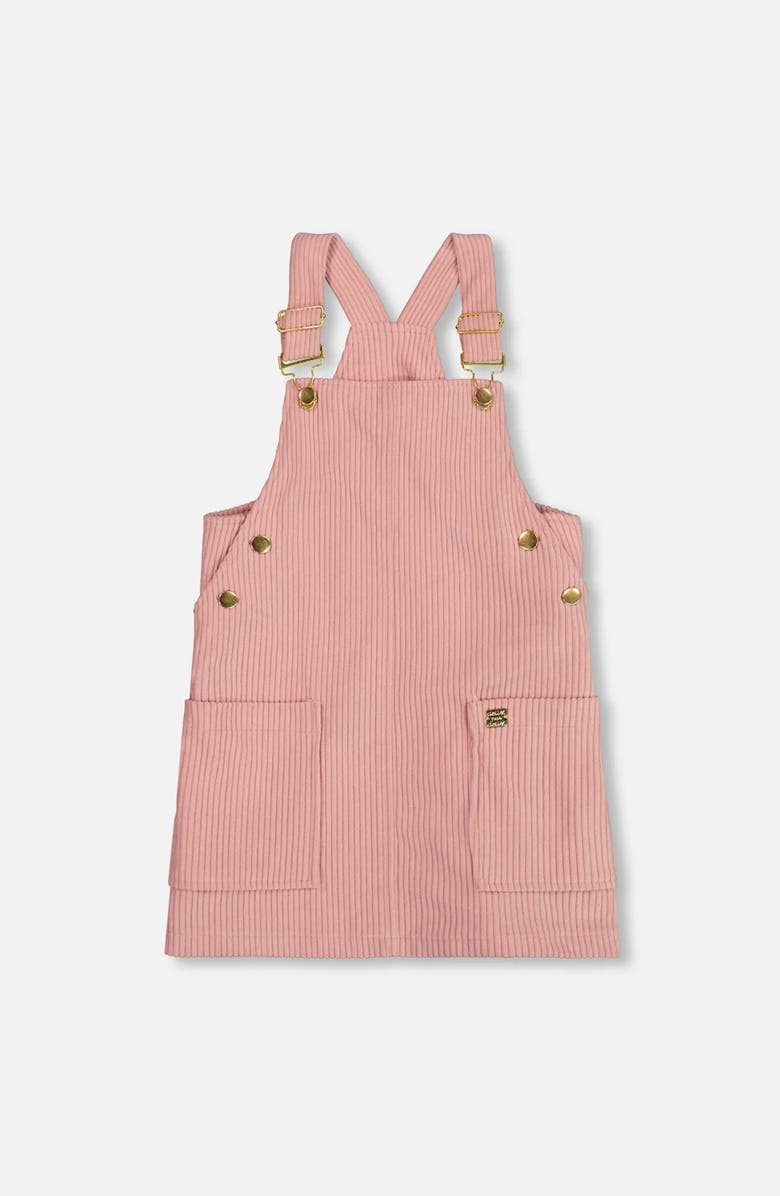 Deux par Deux Corduroy Overall Dress, Main, color,