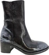 Madison Maison Hand Rubbed Metallic Ankle Boot