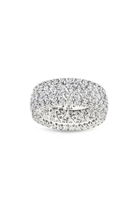 Yvonne Cubic Zirconia Eternity Band Ring