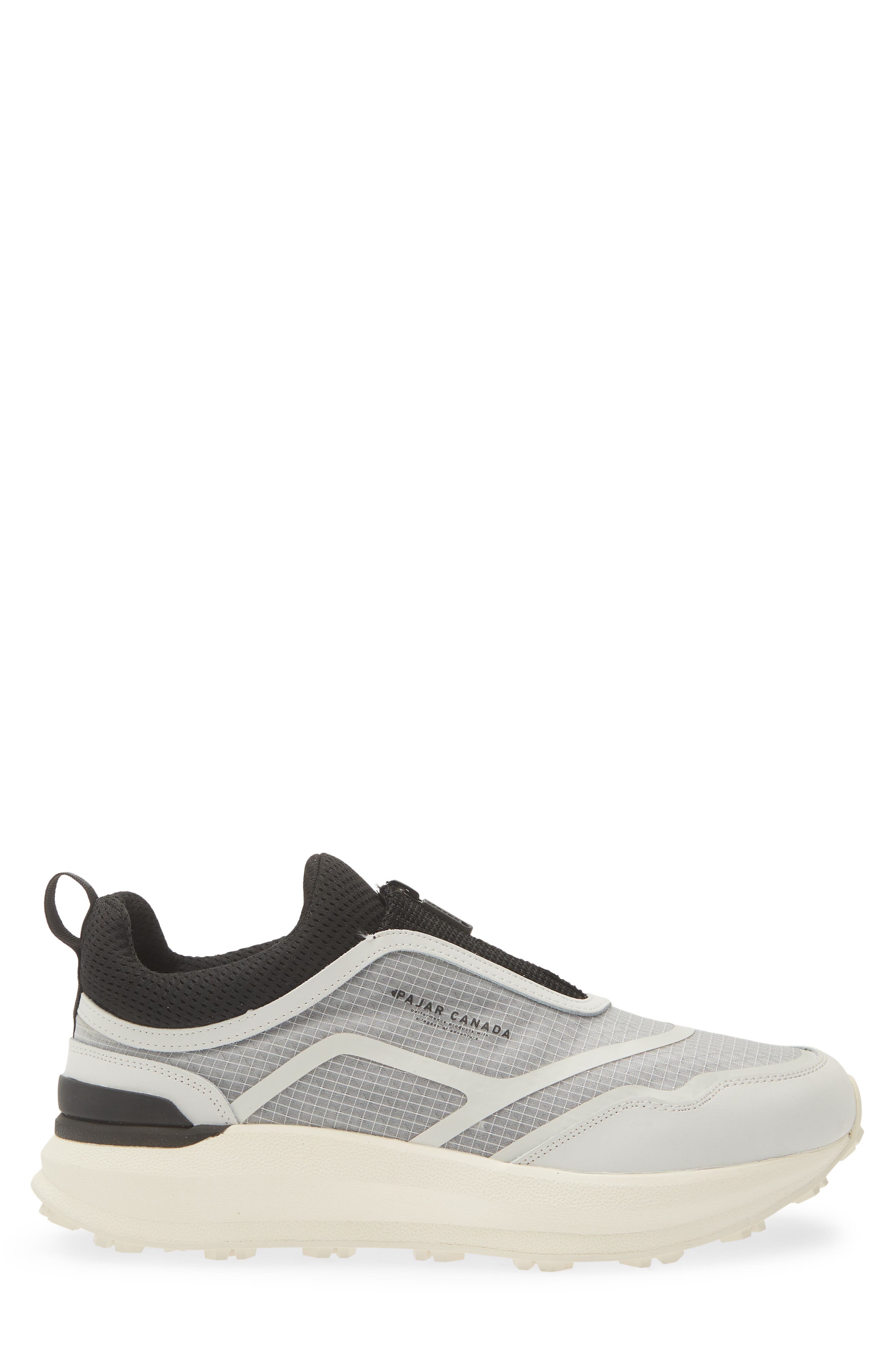 Urban Jungle Zip Sneaker, Alternate, color, OPTIC WHITE
