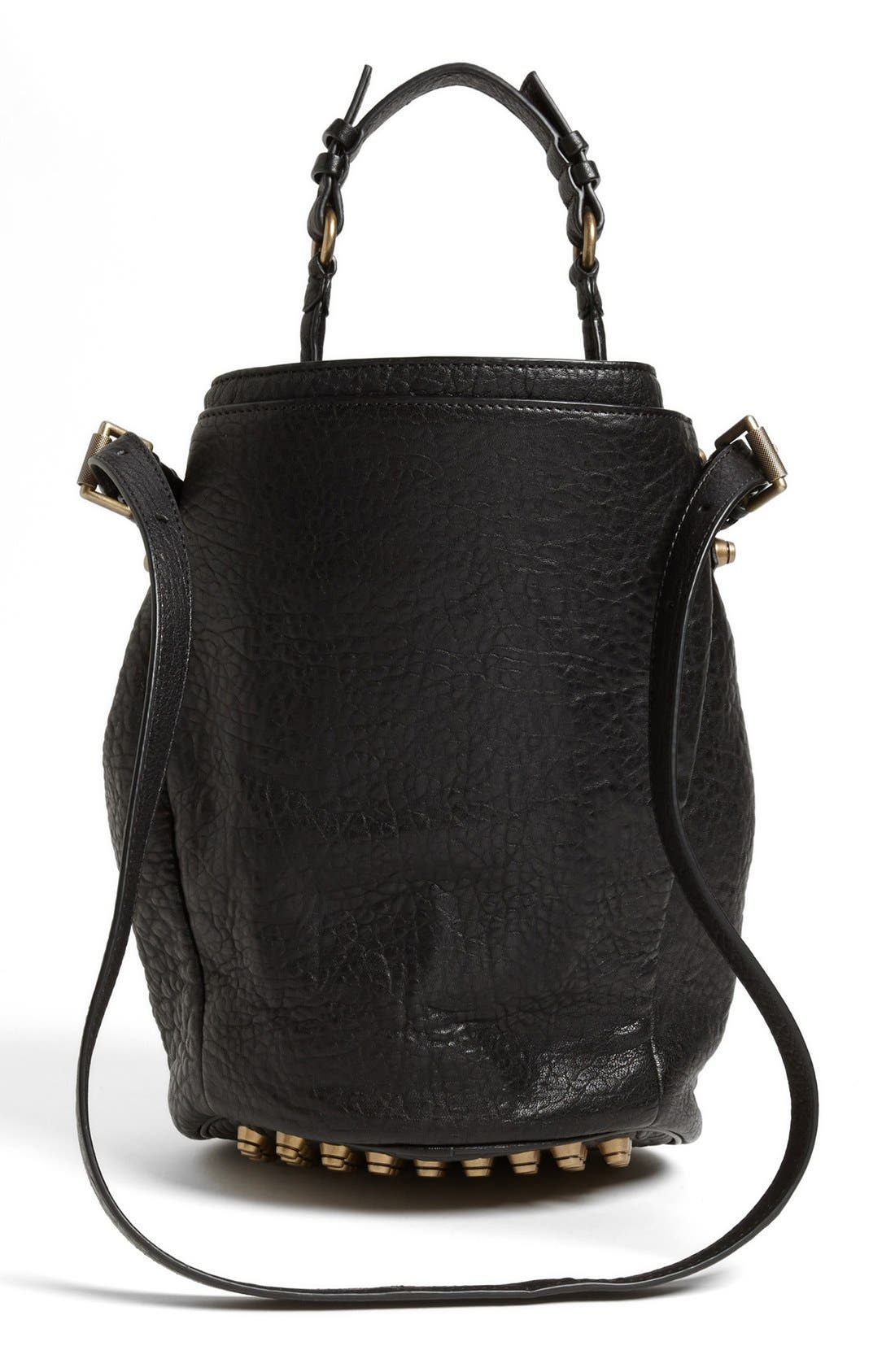 Alexander Wang 'Diego' Leather Bucket Bag, Alternate, color, 