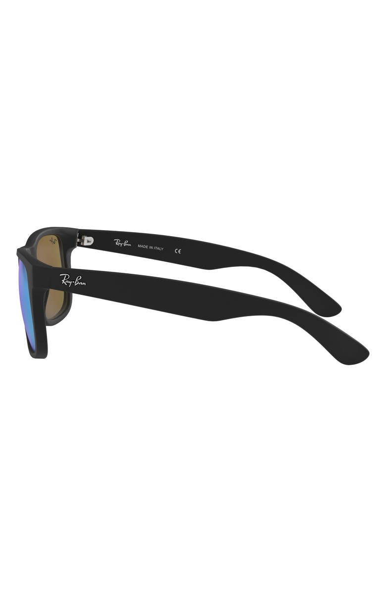 Ray-Ban 51mm Mirrored Pilot Sunglasses, Alternate, color, Blue Green Mirror