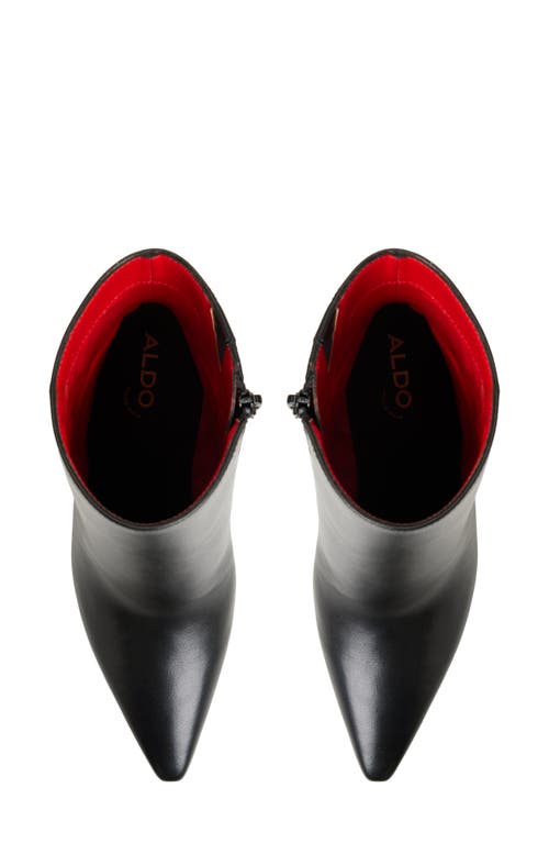 Aldo Guavaberry Pointed Toe Bootie In Black