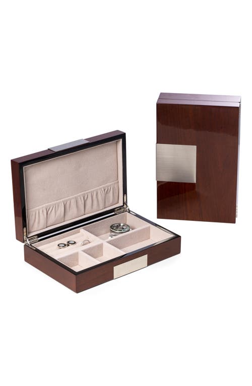 Bey-berk Valet Storage Box In Brown