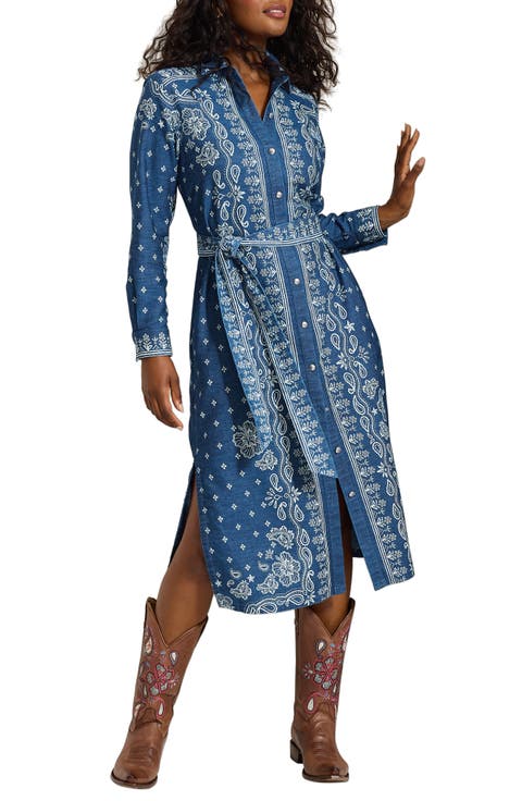 Bandana Bay Midi Shirtdress