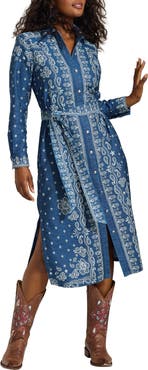Tommy Bahama Bandana Bay Midi Shirtdress