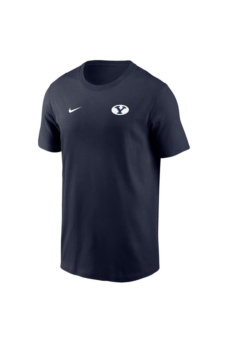 Men's Nike Navy BYU Cougars 2025 Sideline Legend Performance T-Shirt, Alternate, color, Navy