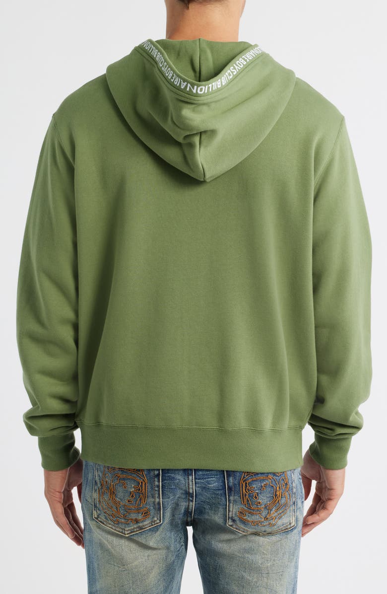 Billionaire Boys Club BB Mind Cotton Fleece Hoodie, Alternate, color, Vineyard Green