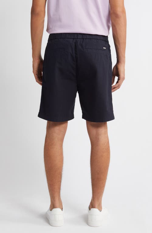 Hugo Boss Logo-print Swim Shorts In Dark Blue