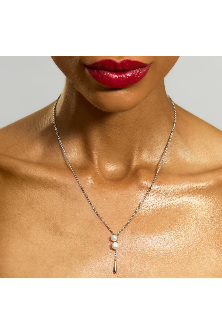 Royal Pearl Drop Pendant, Alternate, color, Sterling Silver