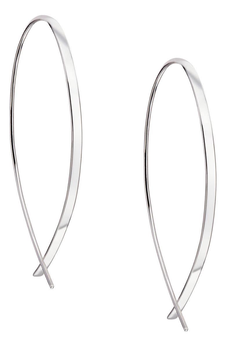 LANA 14K Gold Small Upside Down Hoop Earrings, Main, color, 